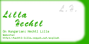 lilla hechtl business card